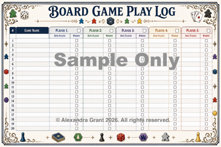 Boardgame Tracker — Newbie