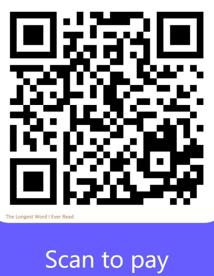 Unprecedented - The Longest Word I Ever Read QR code